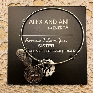Alex and Ani Sister charm bracelet